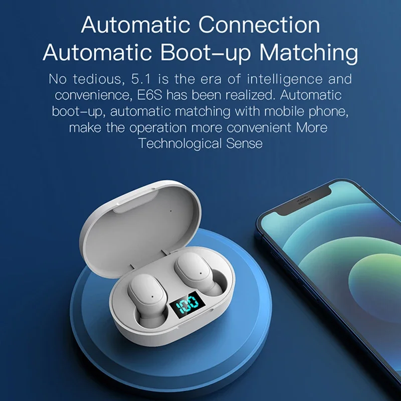 2026 New TWS E6S Fone Bluetoot - đánh giá và giá Bluetooth Headset On Ear