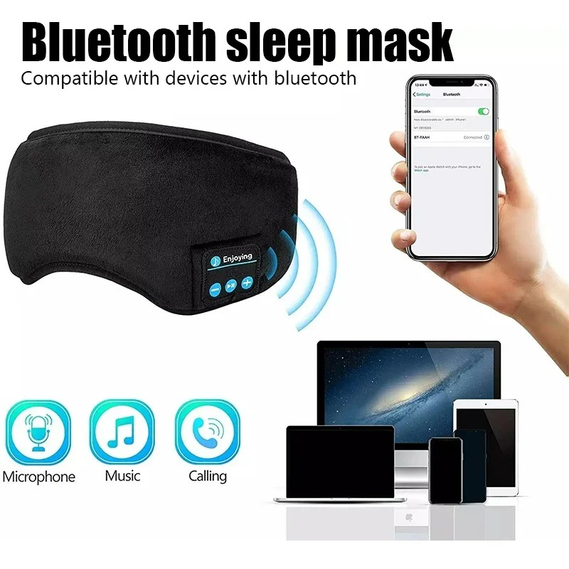 3D Eye Mask Bluetooth Headphon - đánh giá và giá Bluetooth Headset On Ear