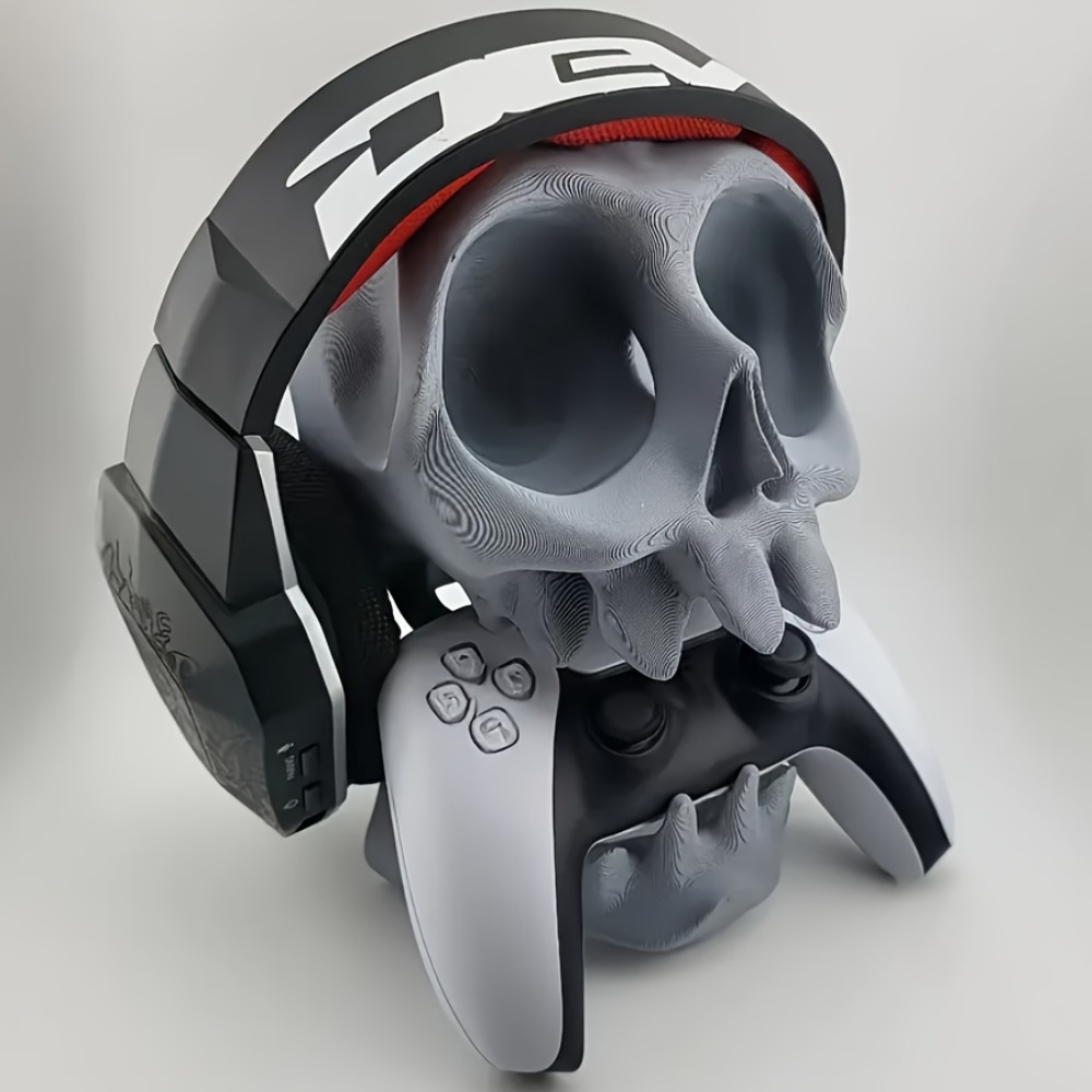 Skull Shaped Controller Stand  - đánh giá và giá Headphone Stand Desk
