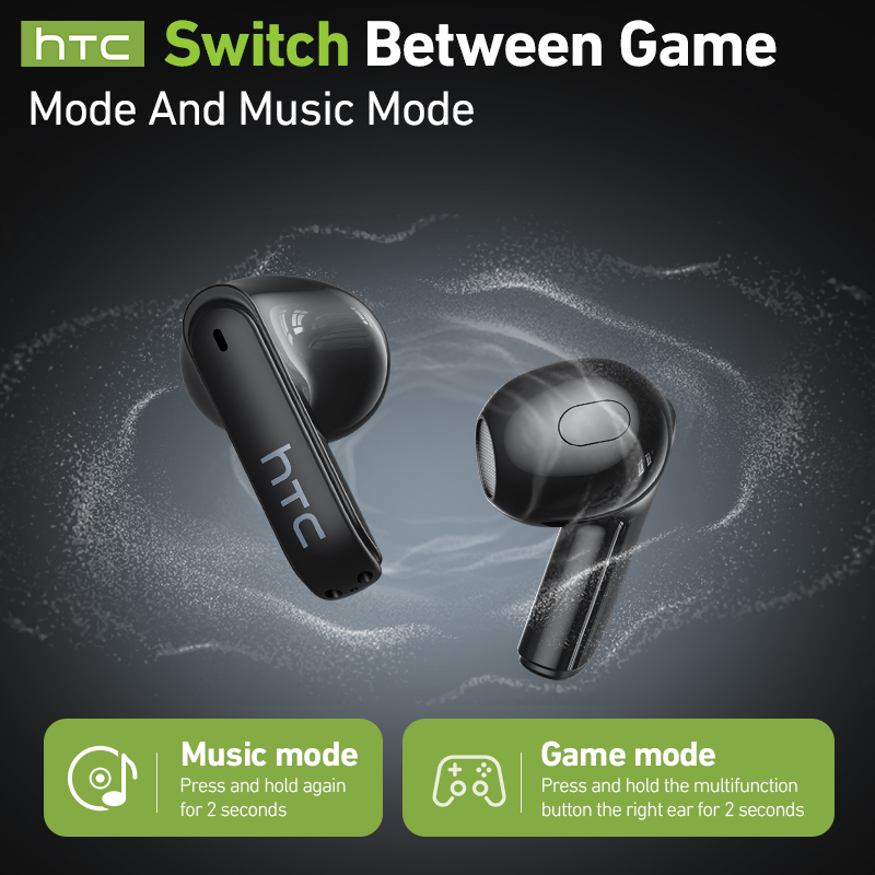 hTC Wireless Gaming Earbuds LC - đánh giá và giá Earbuds Charging Case