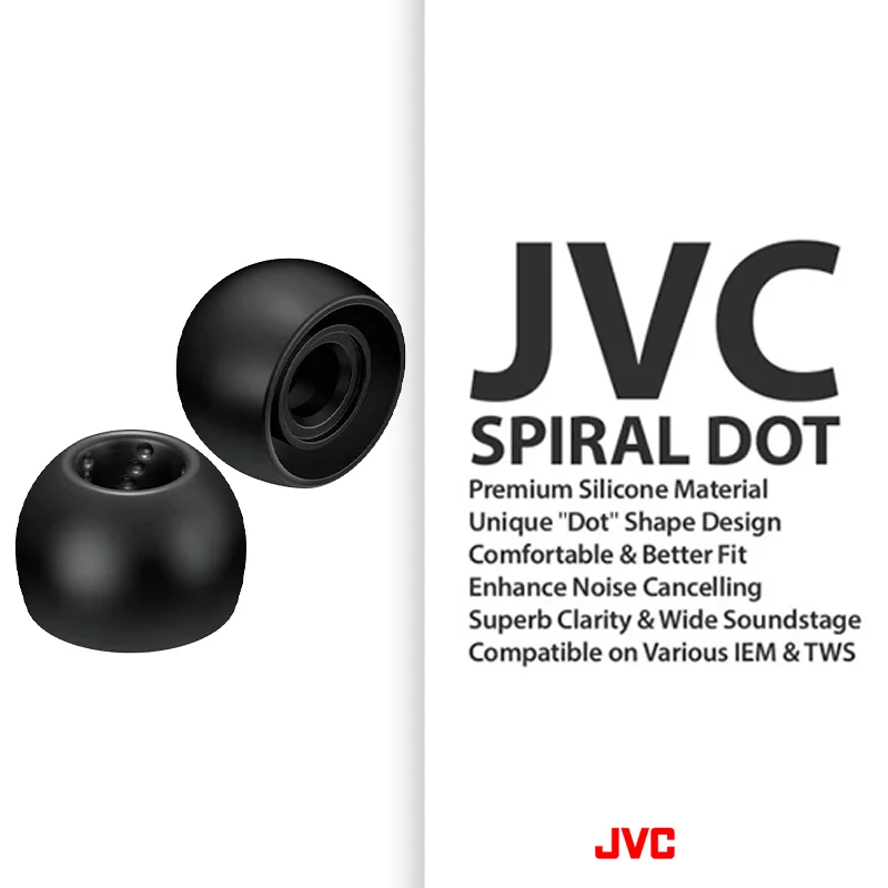JVC Spiral Dot Eartips Silicon - đánh giá và giá Anker Speaker Soundcore Boom 2